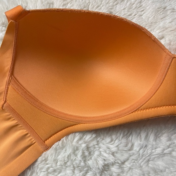 Ashley Stewart Lace Side Smoothing Wireless Bra Papaya 38D - Picture 10 of 16